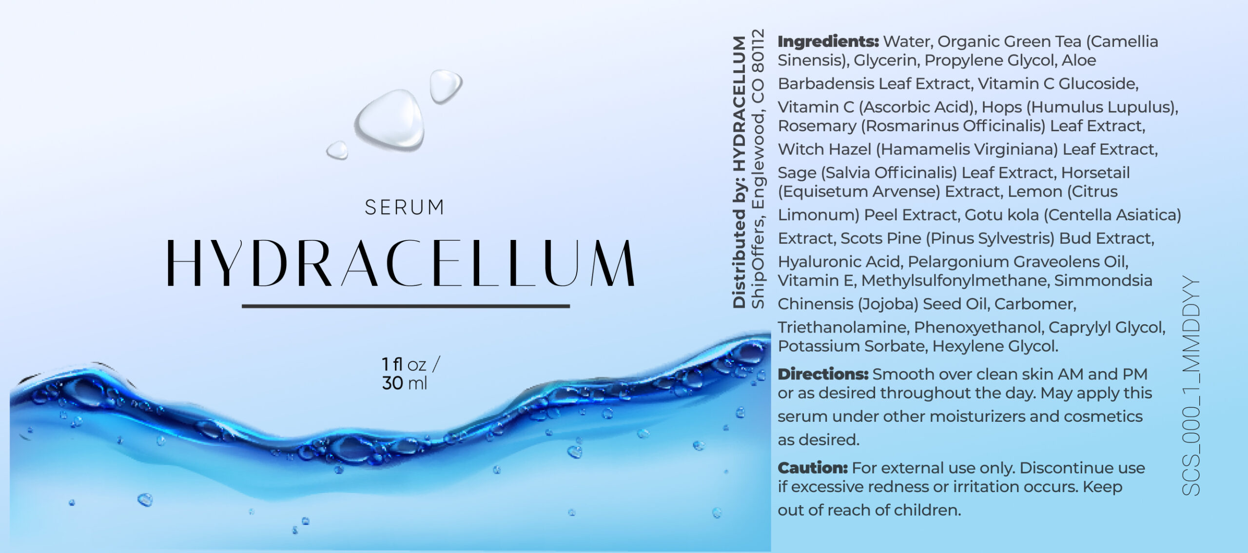 Hydracellum Ingredients