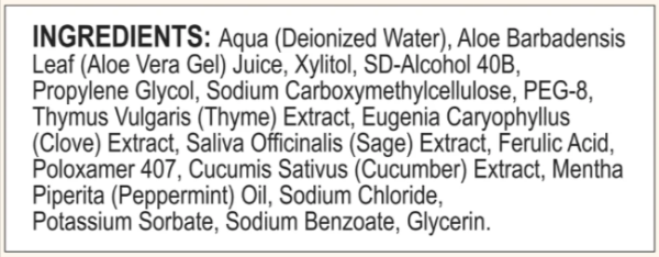ProXental Ingredients Supplement Facts
