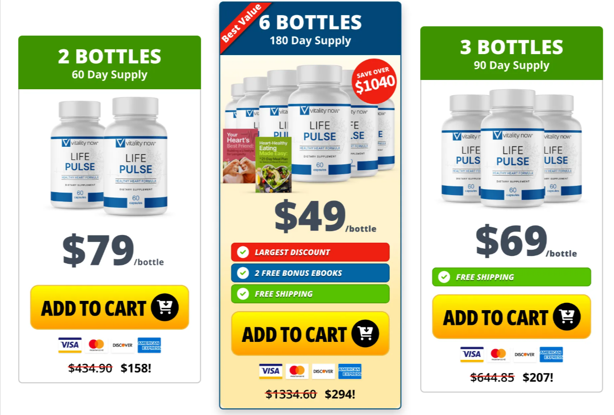 Vitality Now Life Pulse Price