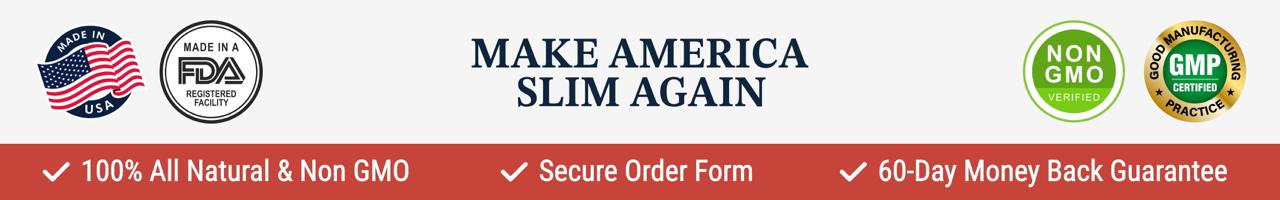 Make America Slim Again Label