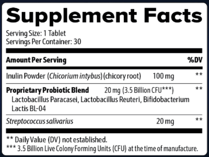 BrainSync Supplement Facts