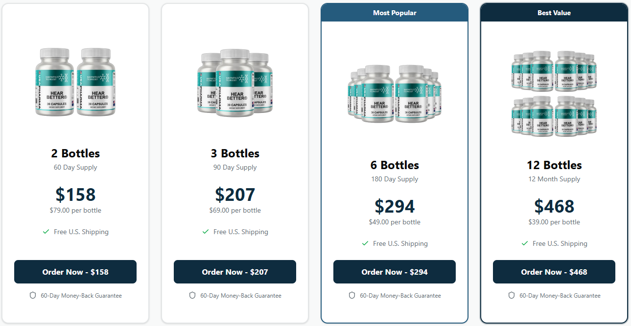 HearBetter Pricing